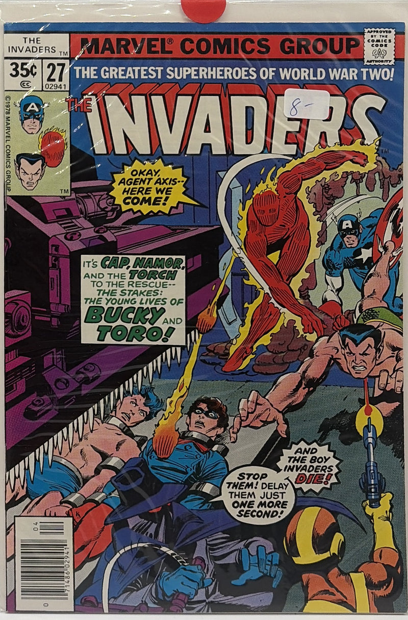The Invaders #27 — front cover