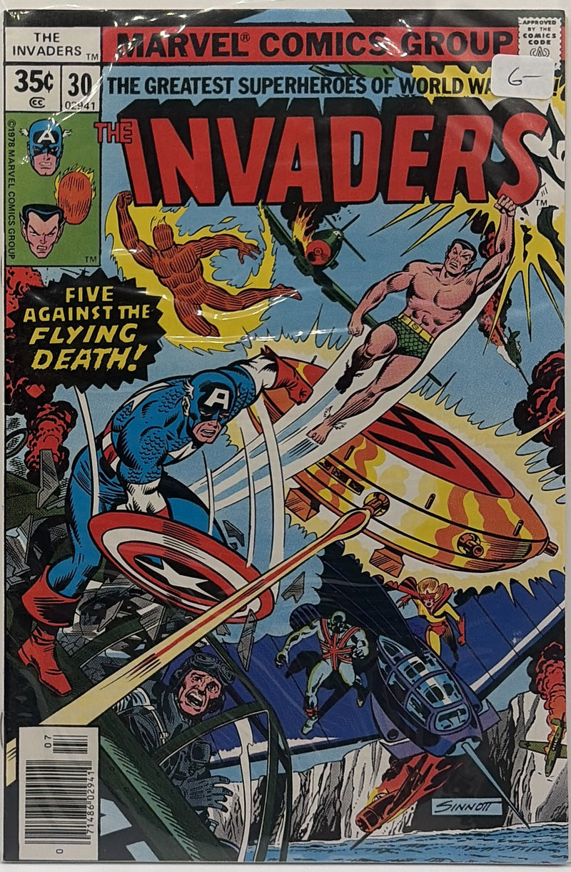 The Invaders #30 — front cover