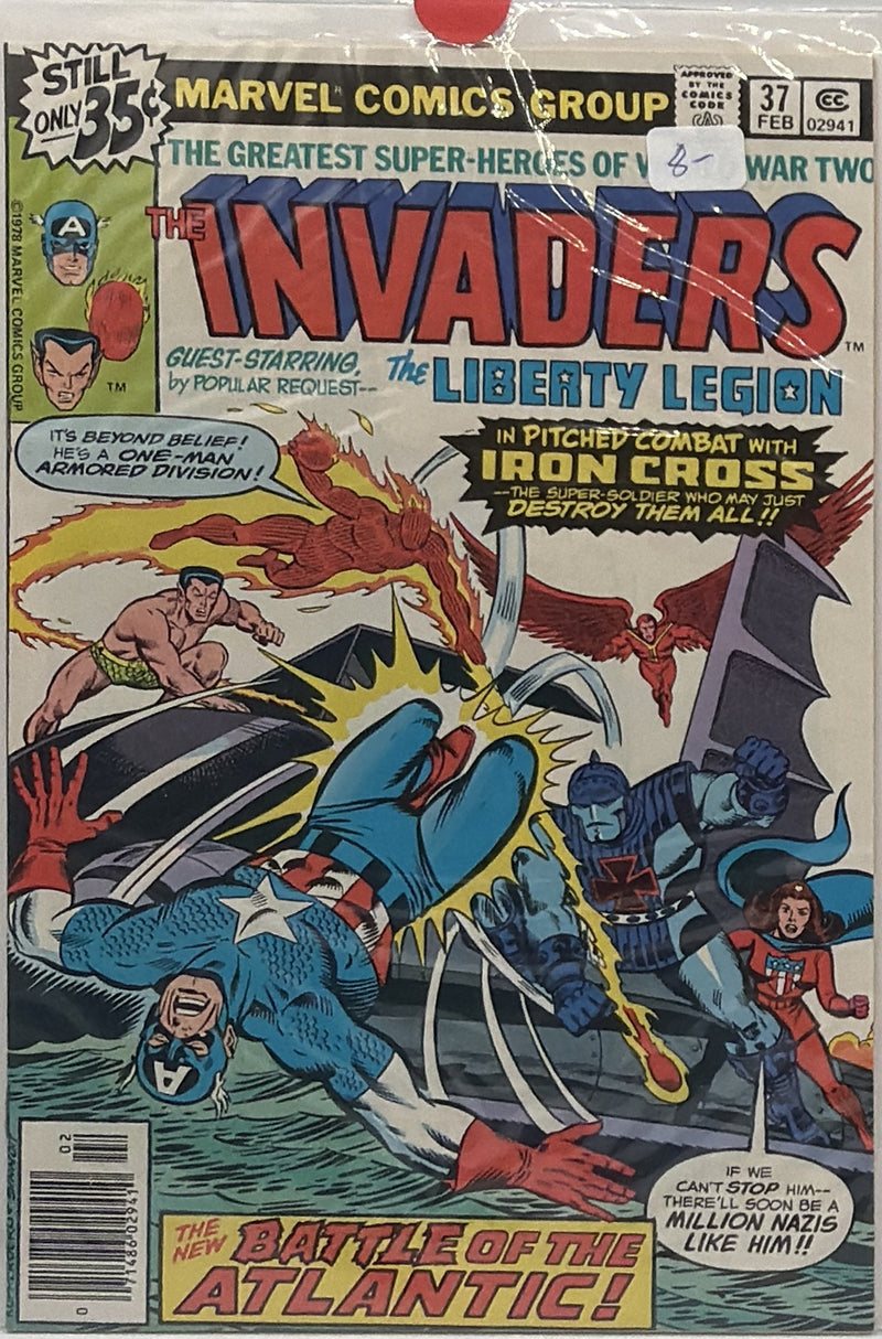 The Invaders #37 — front cover