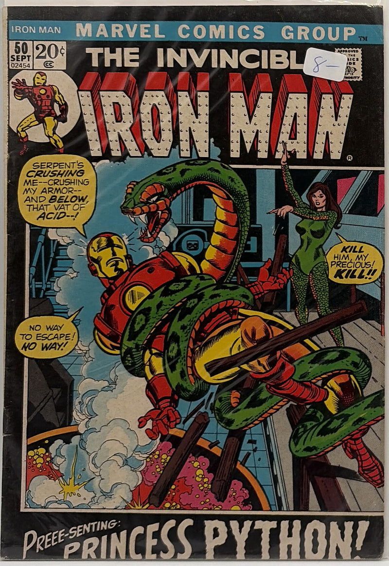 Iron Man #50 — front cover