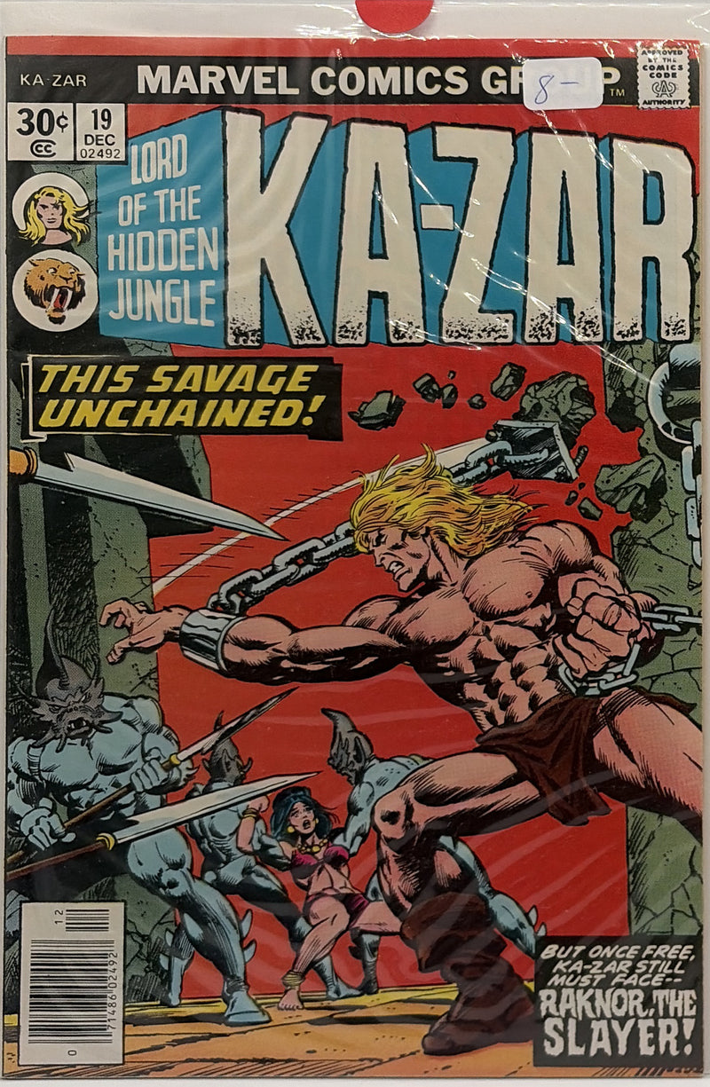 Ka-Zar #19 — front cover