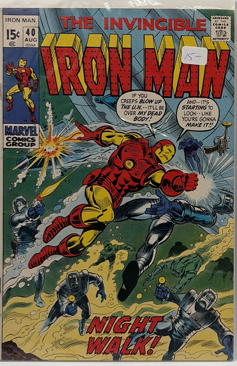 Iron Man #40 — front cover