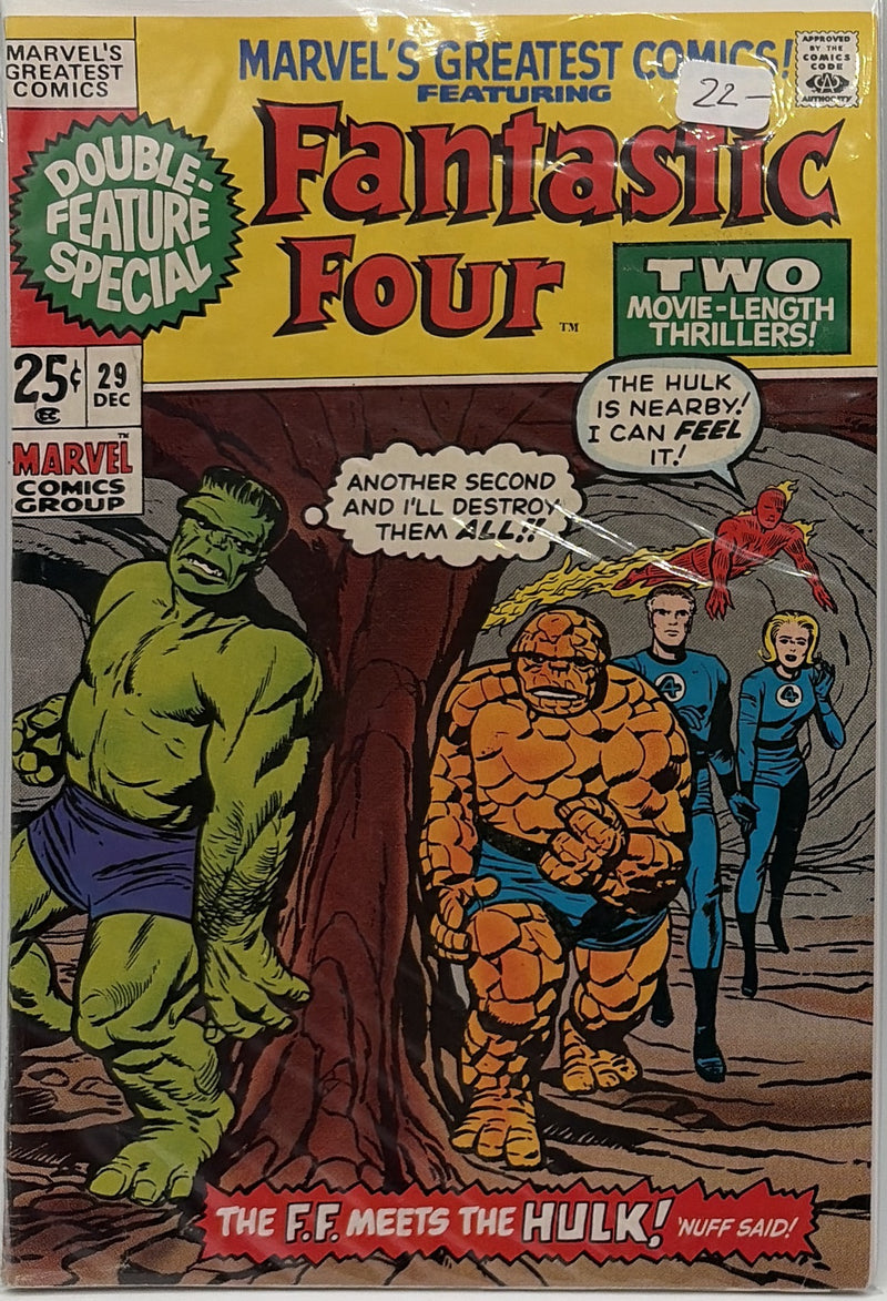 Marvel's Greatest Comics #29 — front cover