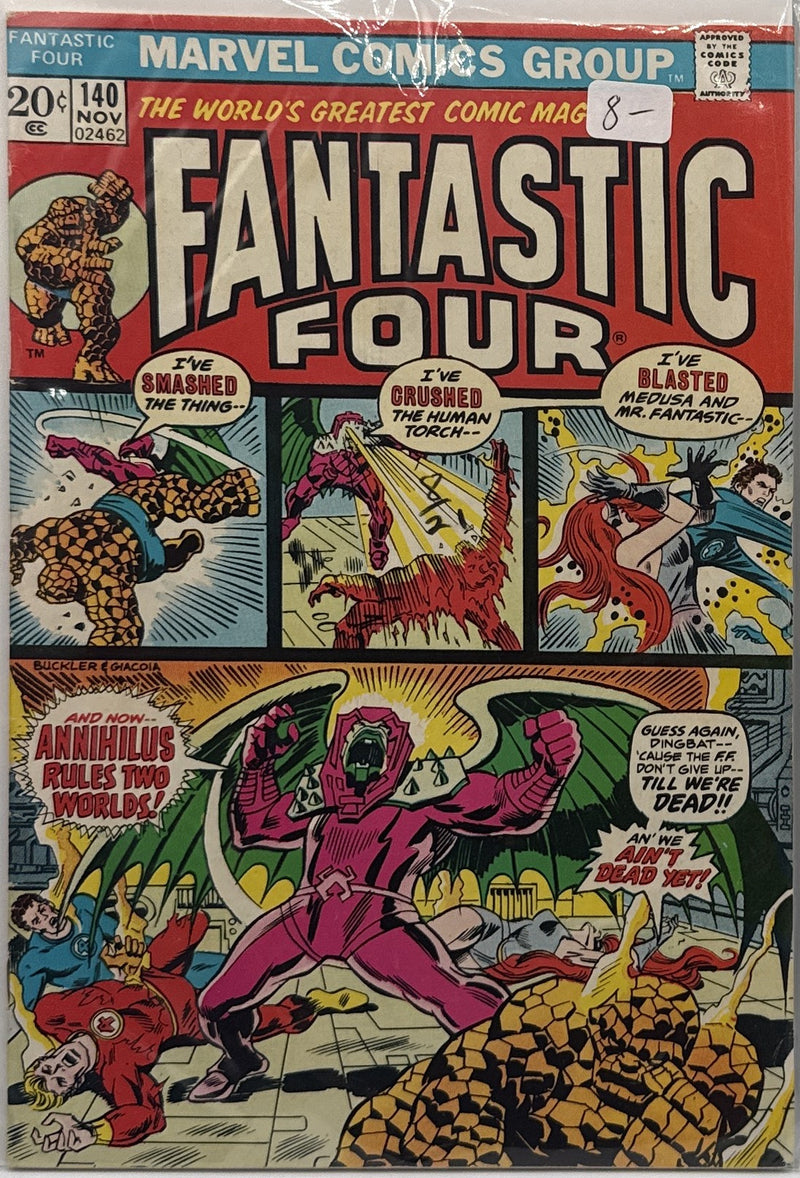 Fantastic Four #140 — front cover