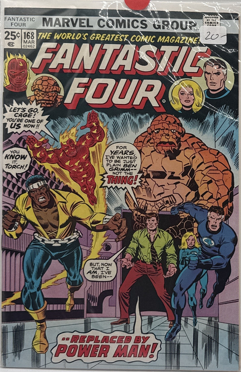 Fantastic Four #168 front cover