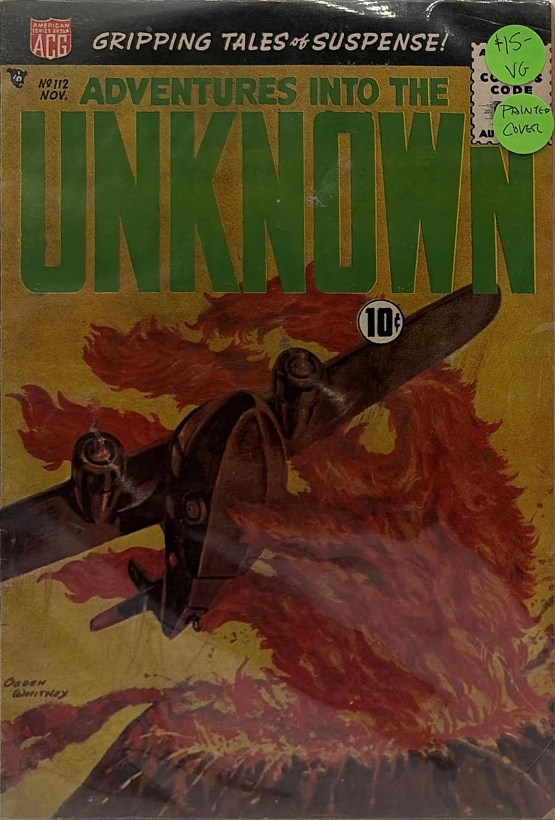 Adventures Into the Unknown #112 — front cover
