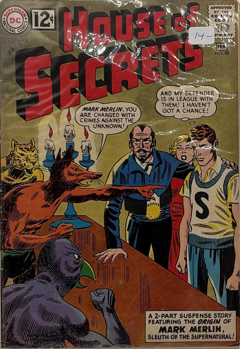 House of Secrets #58 — front cover