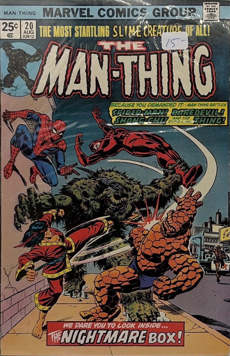 The Man-Thing #20 — front cover