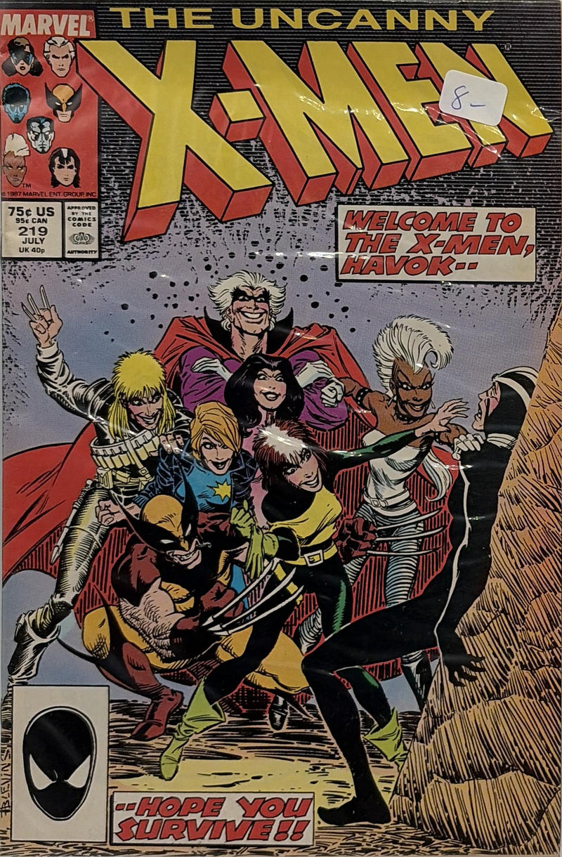 The Uncanny X-Men #219 — front cover