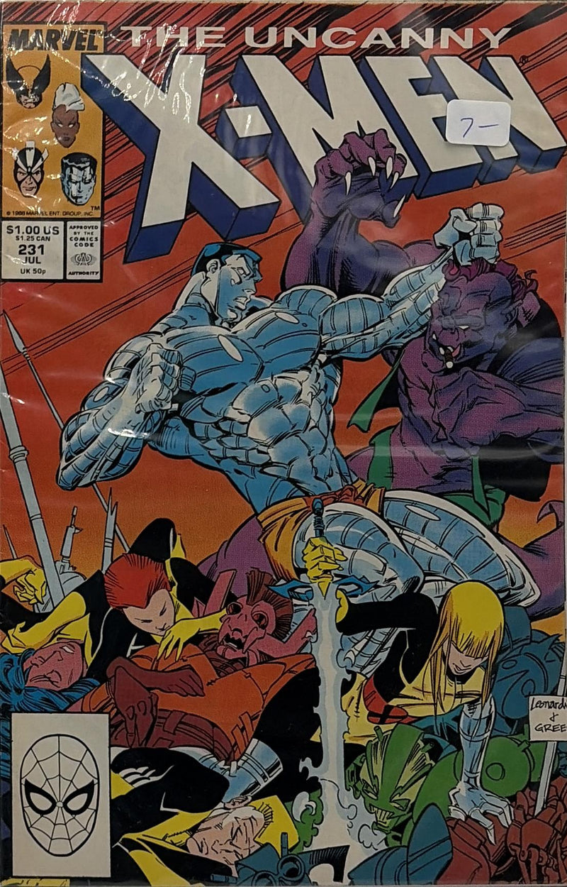 The Uncanny X-Men #231 — front cover