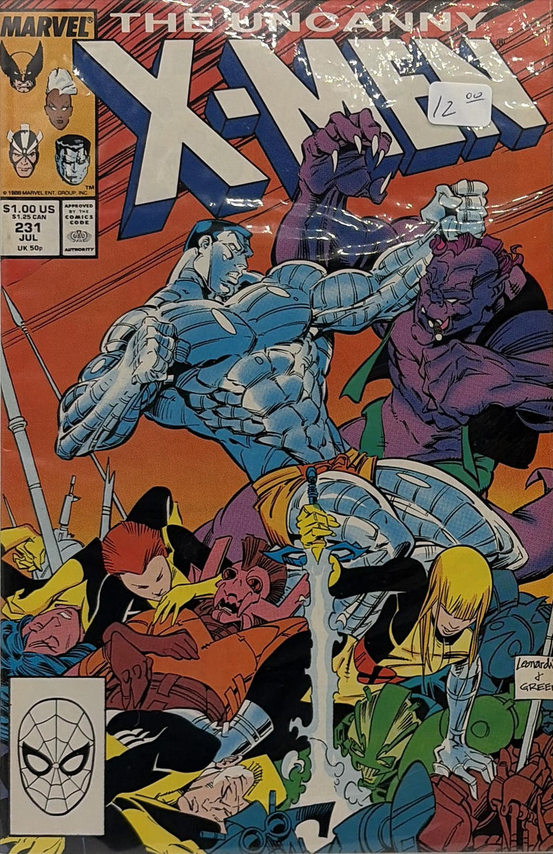 The Uncanny X-Men #231 — front cover