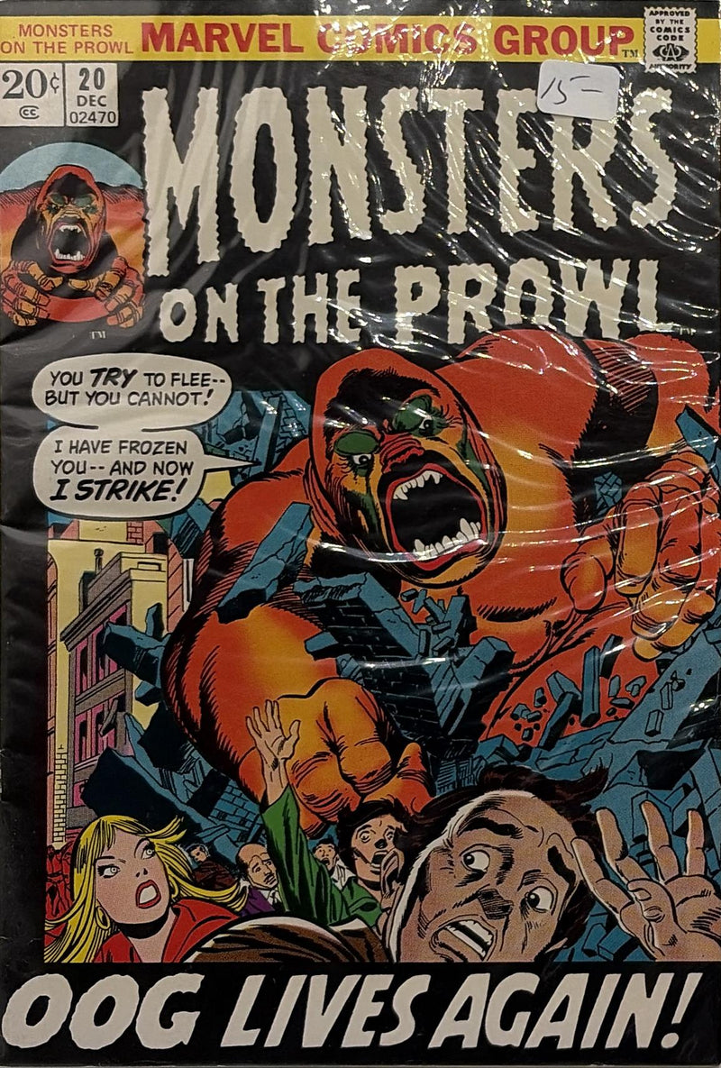 Monsters on the Prowl #20 — front cover