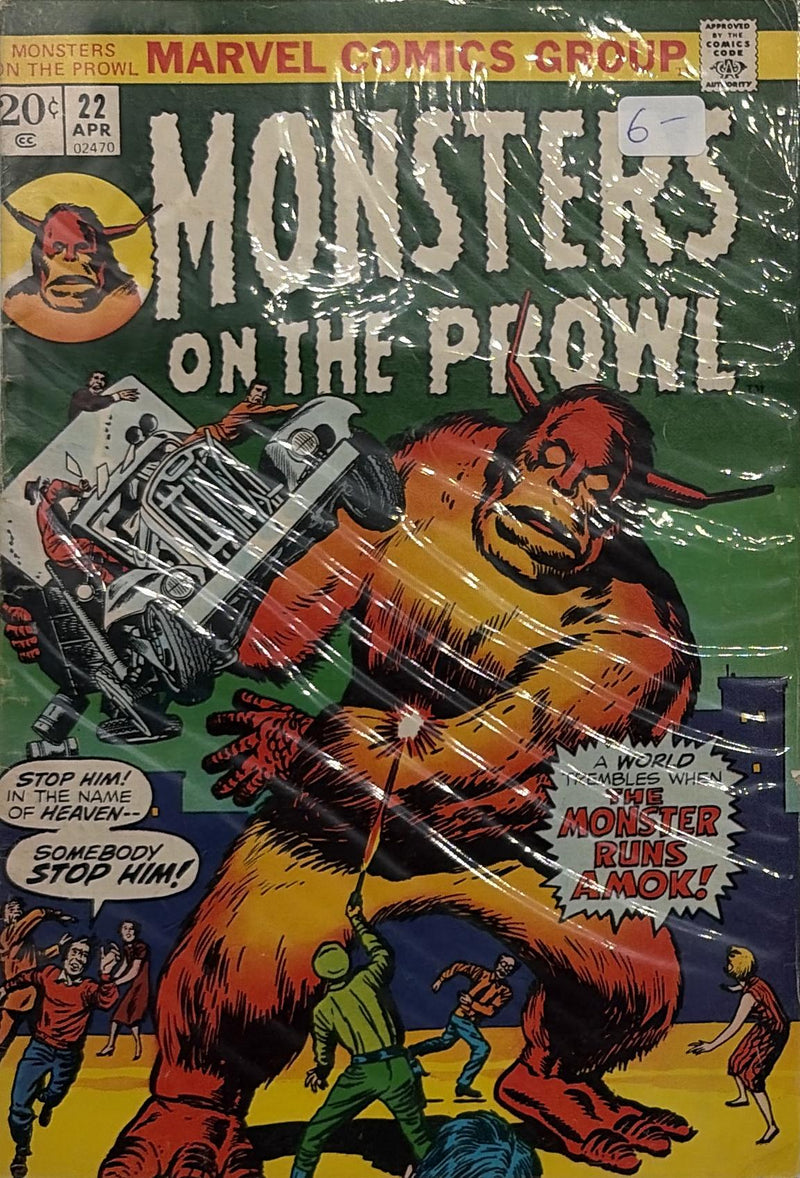 Monsters on the Prowl #22 — front cover