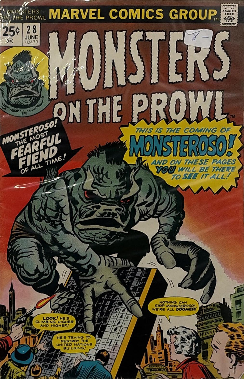 Monsters on the Prowl #28 — front cover