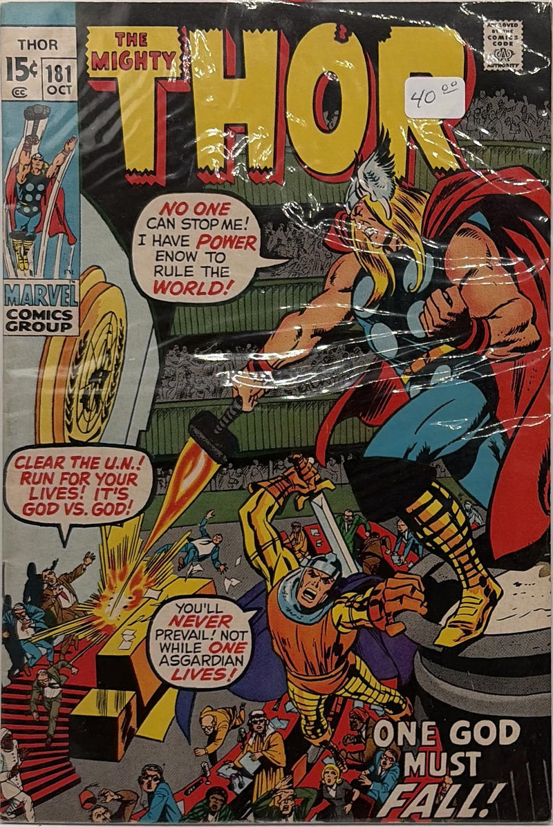 The Mighty Thor #181 — front cover