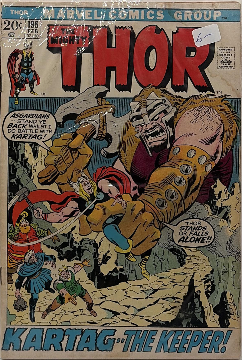 The Mighty Thor #196 — front cover